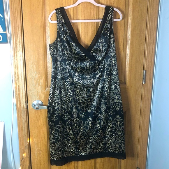 Black & Gold Dress - Picture 1 of 3